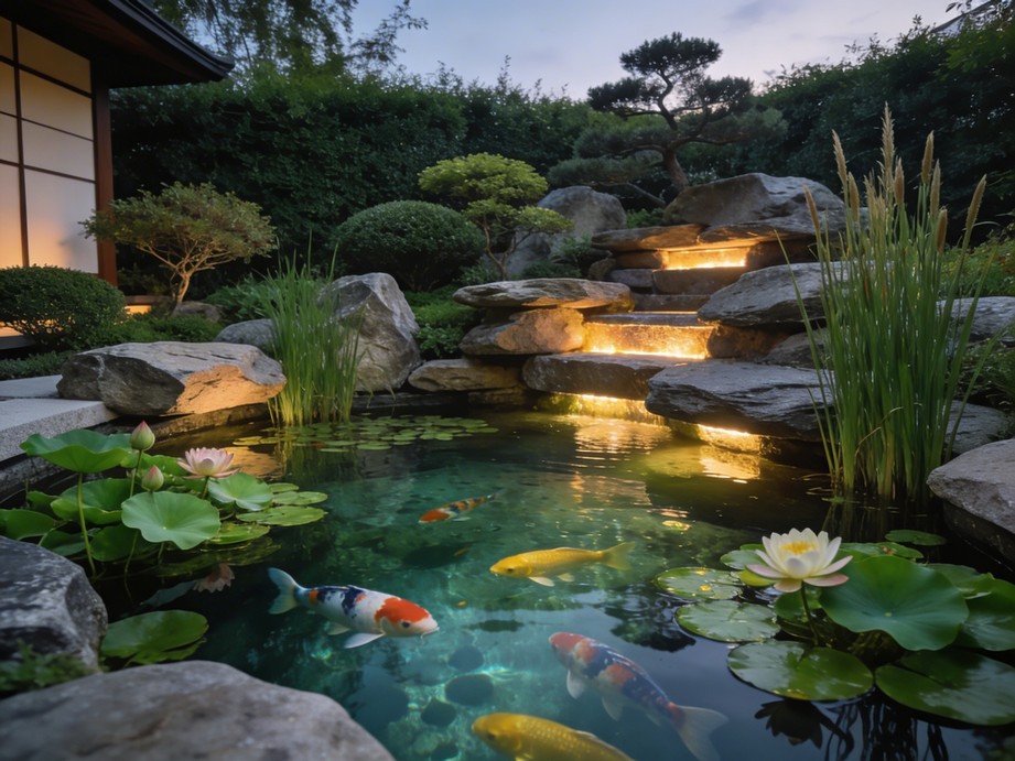 花園魚池工程 - 庭園觀賞池設計