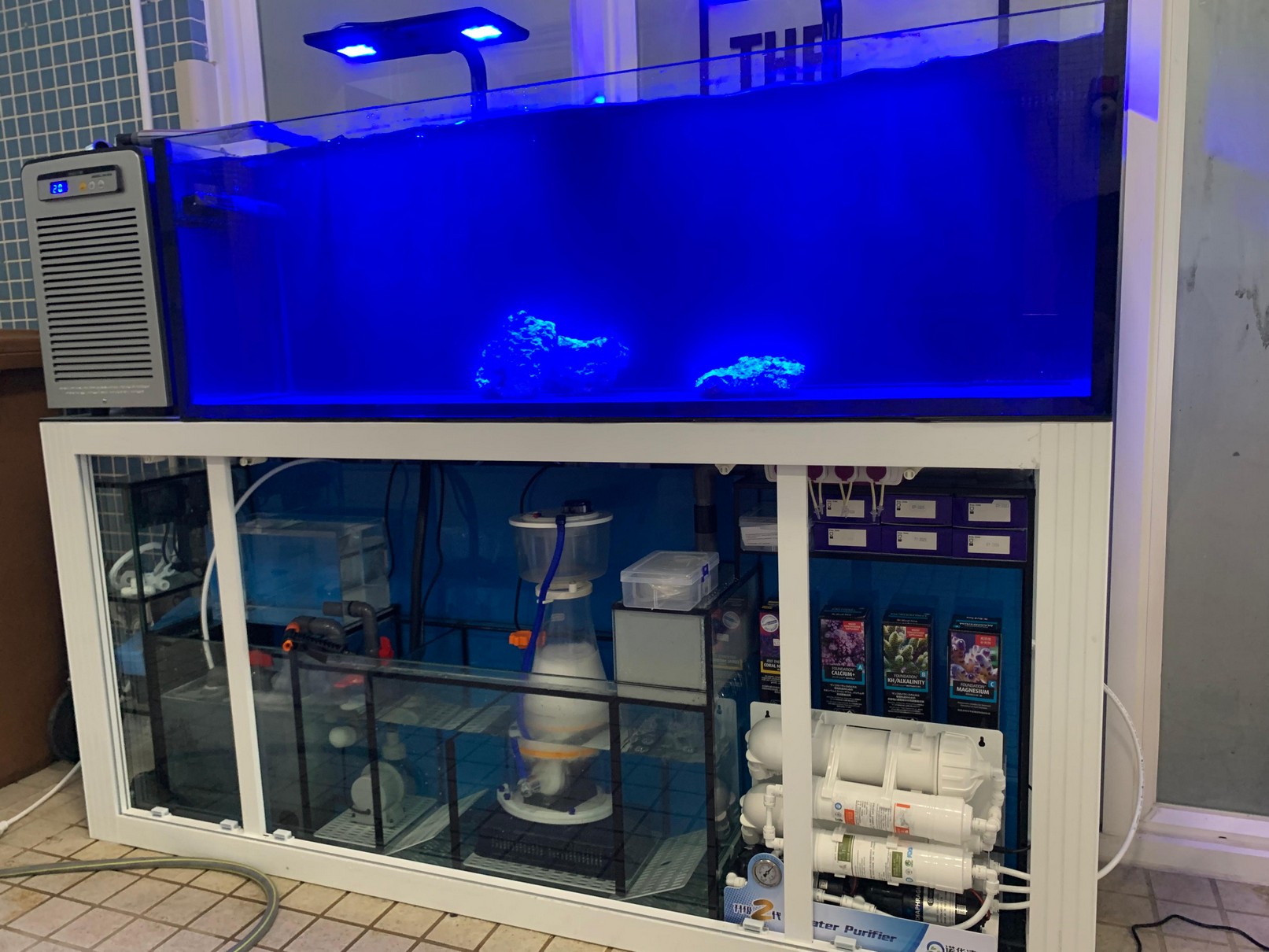 食肆海鮮展示缸 — 多層製冷餐廳海鮮缸訂造